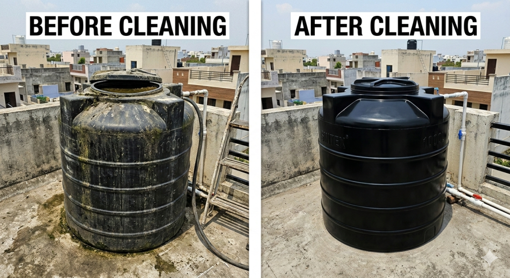 water tank cleaning services in delhi