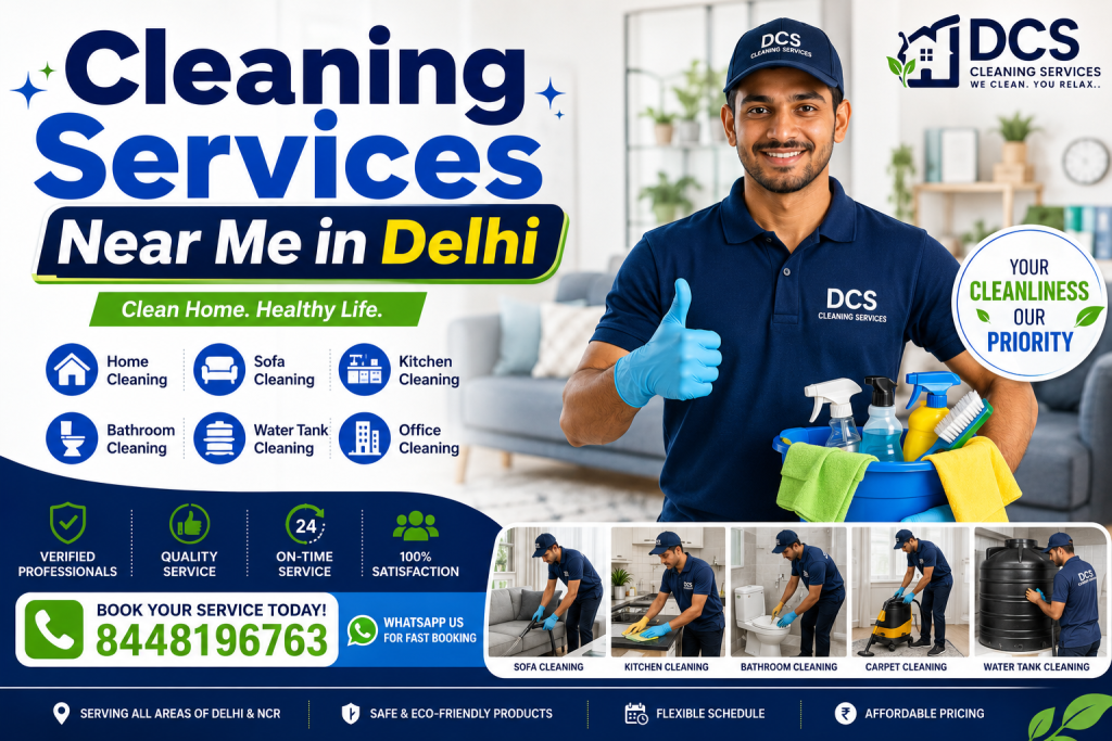 Cleaning Services Near Me in Delhi 8448196763