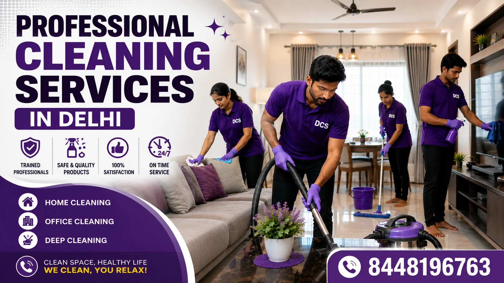 Professional Cleaning Services in Delhi | Home & Office Cleaning